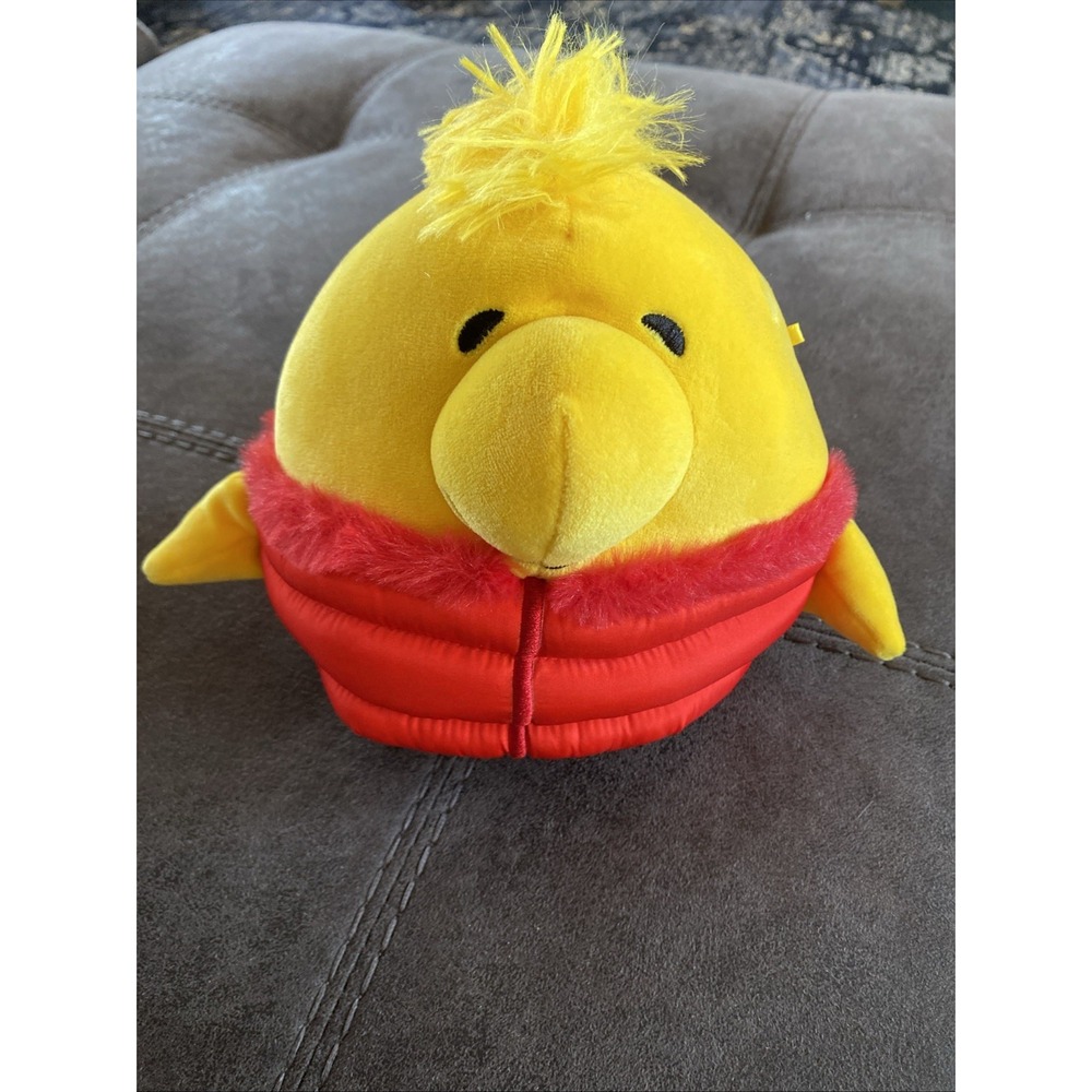 Squishmallows  Peanuts WOODSTOCK in Puffer Jacket ~ 7" Plush Stuffed Toy